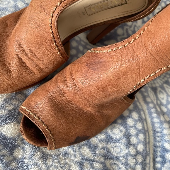 Brown suede, Prada sandal heels, size 39/8.5 - Picture 6 of 7